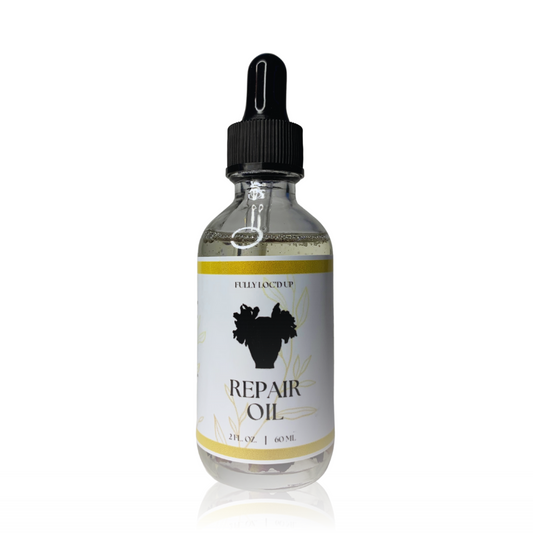 Repair OilRepair OilOur best-selling Repair Oil is a must-have to revive your locs! This is the perfect solution for any hair type. Formulated with natural ingredients, including rose pFully Loc'd Up